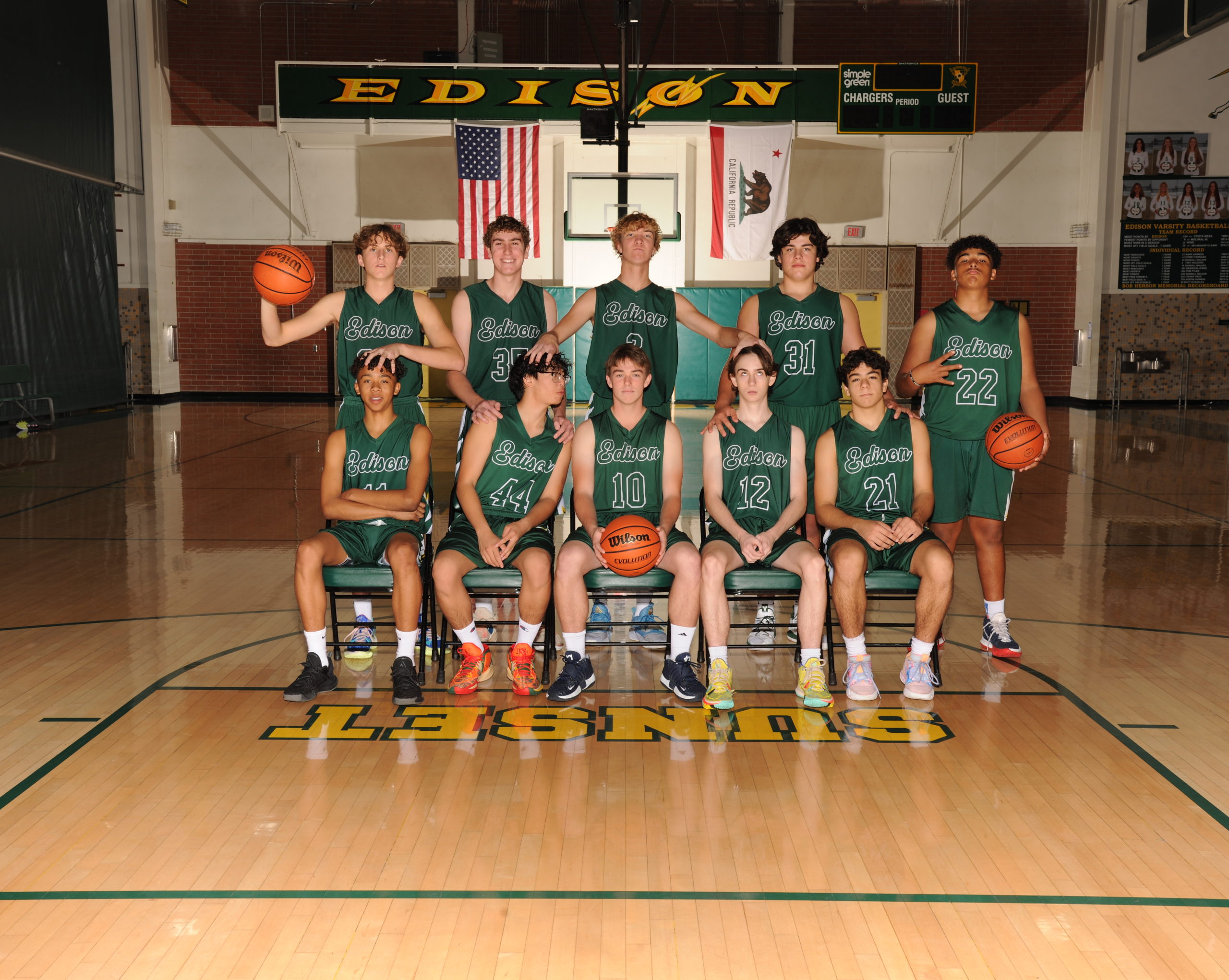 JV team photo silly